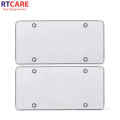 Plastic flat car license plate protection cover